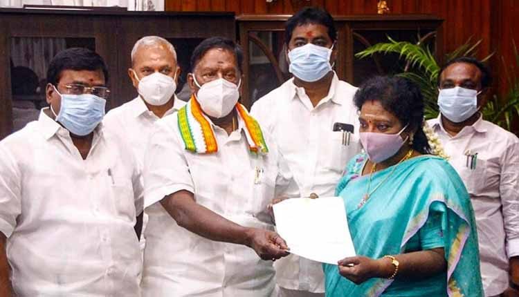 పుదుచ్చేరిలో రాష్ట్ర‌ప‌తి పాల‌న‌కు కేబినెట్ ఆమోదం