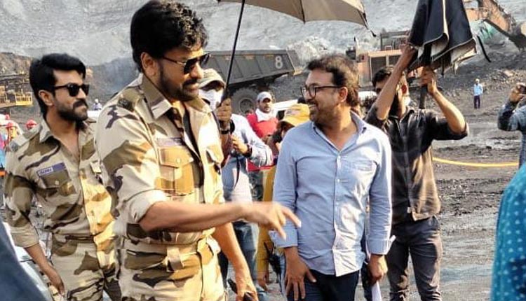 ఓపెన్కాస్టులో ‘ఆచార్య’ క్లైమాక్స్  చిత్రీకరణ