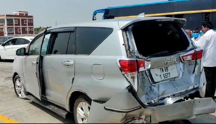 మోదీ స‌భ‌కు వెళ్తుండ‌గా ప్ర‌మాదం.. త‌మిళ‌నాడు స్పీక‌ర్‌కు గాయాలు