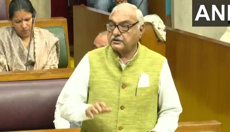 హ‌ర్యానా సీఎంపై అవిశ్వాస తీర్మానం ప్ర‌వేశ‌పెట్టిన హుడా