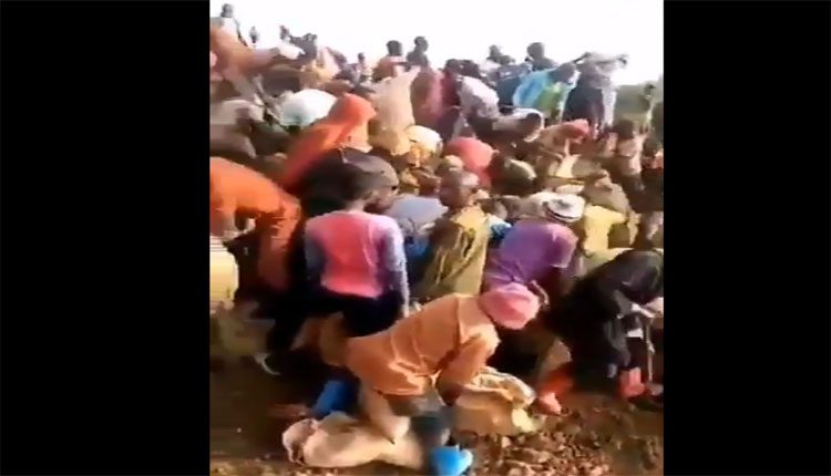 బయటపడిన బంగారు గని.. తవ్వేందుకు పోటేత్తిన స్థానికులు