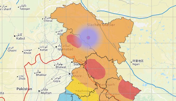 లేహ్‌, మిజోరాంలో భూకంపం