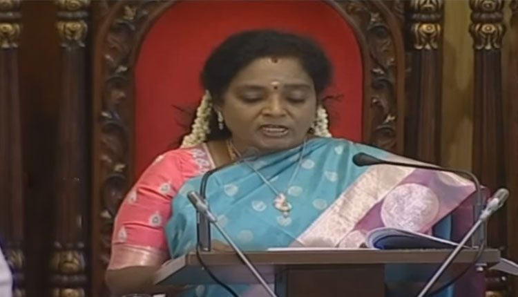 గంట‌కు పైగా కొన‌సాగిన గ‌వ‌ర్న‌ర్ ప్ర‌సంగం