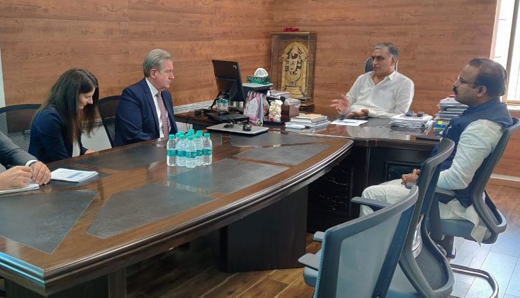 హరీశ్‌తో ఆస్ట్రేలియా హై కమిషనర్‌ భేటీ