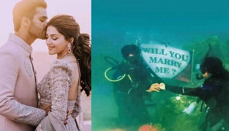 అండ‌ర్ వాట‌ర్‌లో మెహ‌రీన్‌కు ప్రపోజ్ చేసిన బిష్ణోయ్