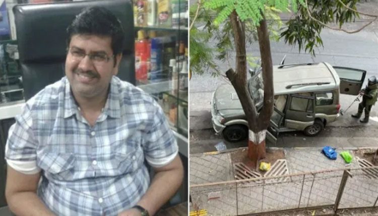 వ్యాపారి మన్‌సుఖ్‌ను ఊపిరాడకుండా చేసి హత్య