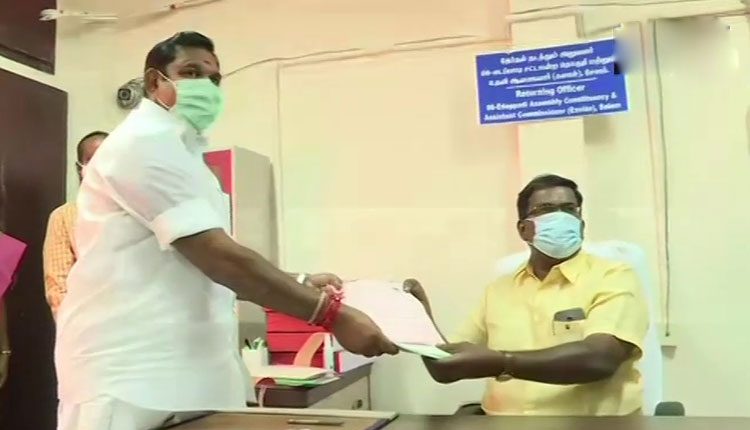 నామినేష‌న్ దాఖ‌లు చేసిన త‌మిళ‌నాడు సీఎం