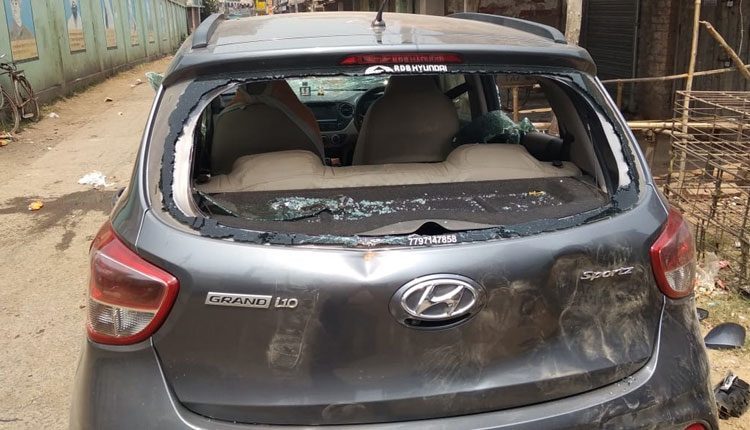 ‌ప‌శ్చిమబెంగాల్ ఎన్నిక‌లు: బీజేపీ నేత కారు ధ్వంసం, డ్రైవ‌ర్‌పై దాడి