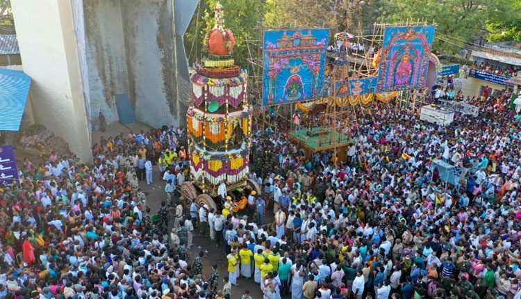 కన్నుల పండువగా శ్రీశైల మల్లన్నరథోత్సవం