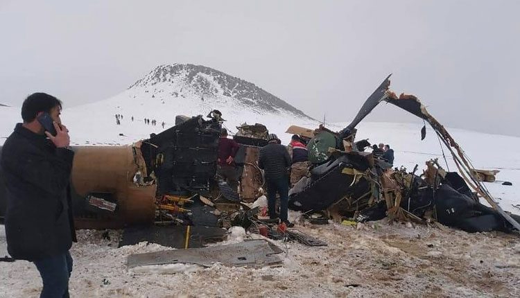 టర్కీలో కూలిన ఆర్మీ హెలికాప్టర్‌.. 11 మంది మృతి