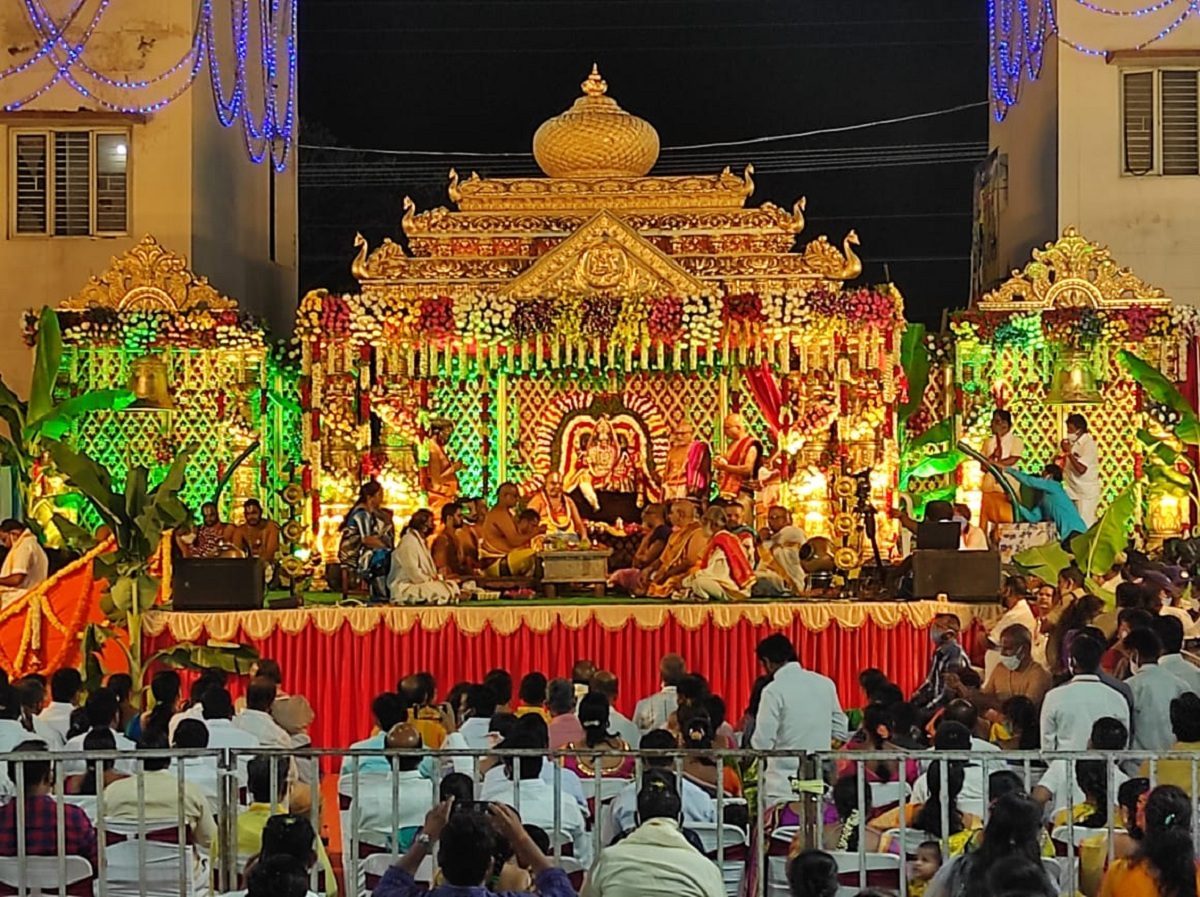 వైభవంగా యాదాద్రీశుడి కల్యాణం..