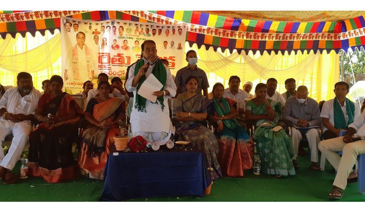 కేంద్రానివి రైతు వ్యతిరేక విధానాలు : మంత్రి అల్లోల ఇంద్రకరణ్‌రెడ్డి