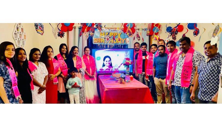 టీఆర్ఎస్ ఆస్ట్రేలియా ఆధ్వర్యంలో  ఎమ్మెల్సీ కవిత జన్మదిన వేడుకలు