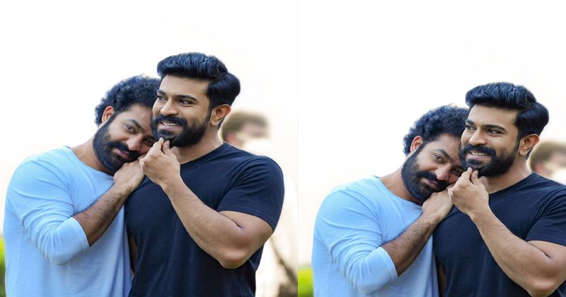 చ‌ర‌ణ్‌తో స్టైలిష్ ఫొటో దిగిన ఎన్టీఆర్.. పిక్ వైర‌ల్‌