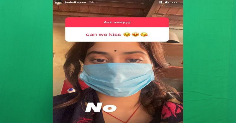 జాన్వీని కిస్ అడిగిన నెటిజ‌న్.. స‌మాధానం ఏంటి?