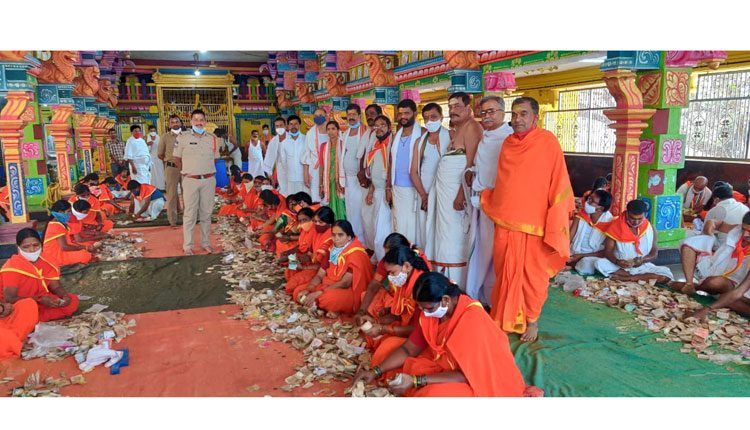 ‘మల్లన్న’ హుండీ లెక్కింపు..రూ.43,47,983 ఆదాయం