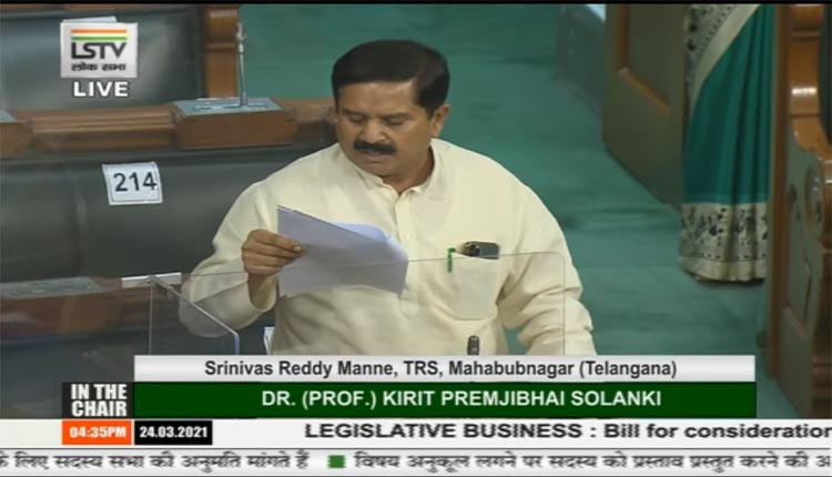 జువెనైల్ జ‌స్టిస్ స‌వ‌ర‌ణ బిల్లుపై మాట్లాడిన మ‌న్నె శ్రీనివాస్‌