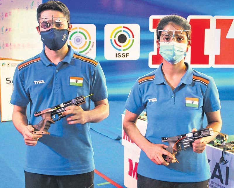 విజయ్‌వీర్‌- తేజస్వినికి స్వర్ణం