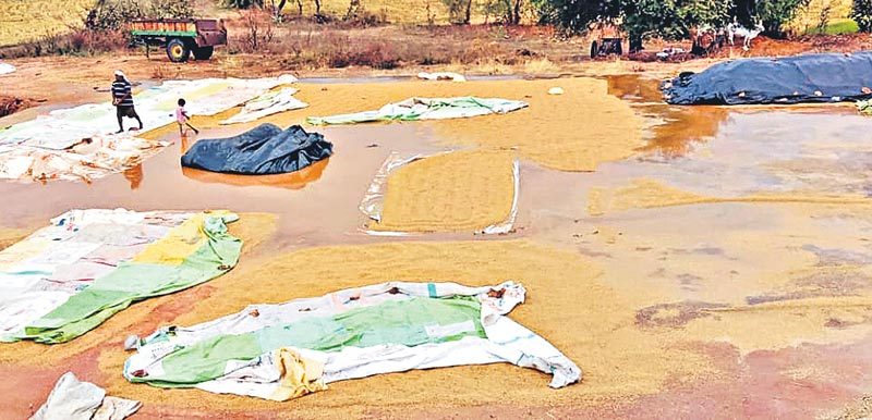 ఆగంజేసిన అకాల వర్షం