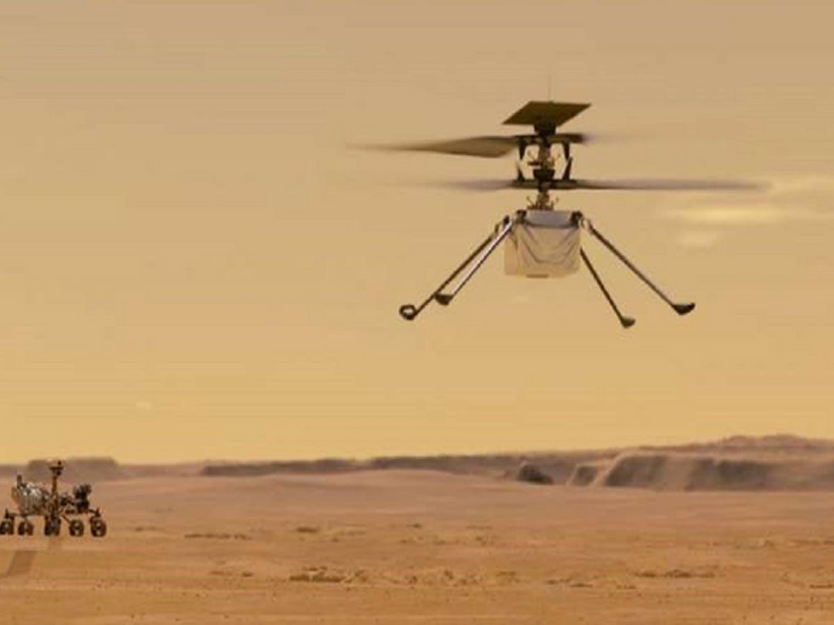 రేపు అంగారకుడిపై ఎగరనున్న నాసా హెలికాప్టర్‌