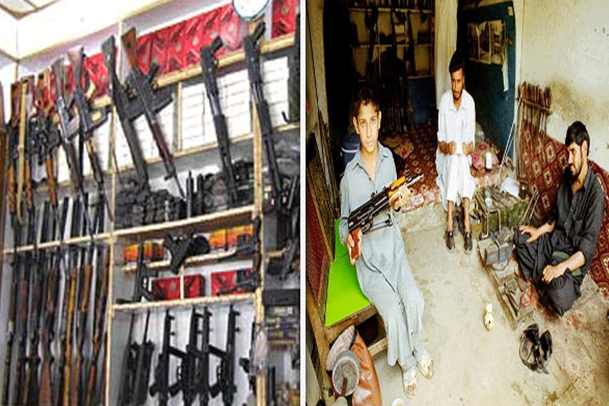 అక్రమ ఆయుధ మార్కెట్: గ‌న్ కావాలా పెషావ‌ర్ రండి..!