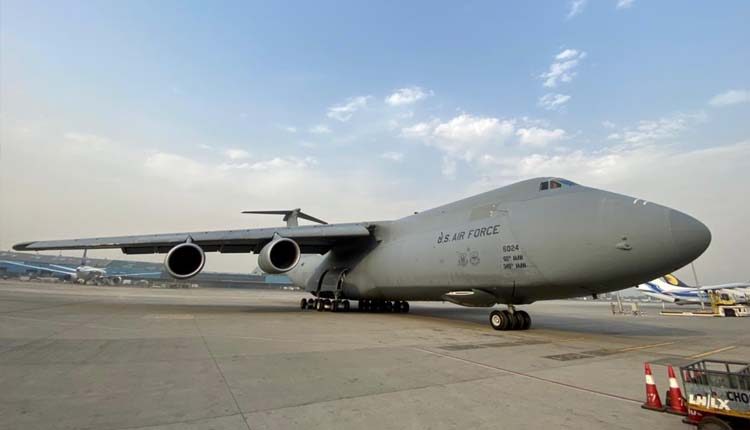 భారత్‌కు చేరిన అమెరికా అత్యవసర సాయం