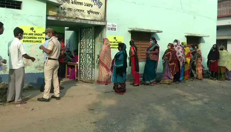ప‌శ్చిమ‌బెంగాల్‌లో ప్ర‌శాంతంగా పోలింగ్‌
