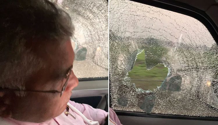 బెంగాల్‌ బీజేపీ అధ్యక్షుడు దిలీప్ ఘోష్‌పై దాడి