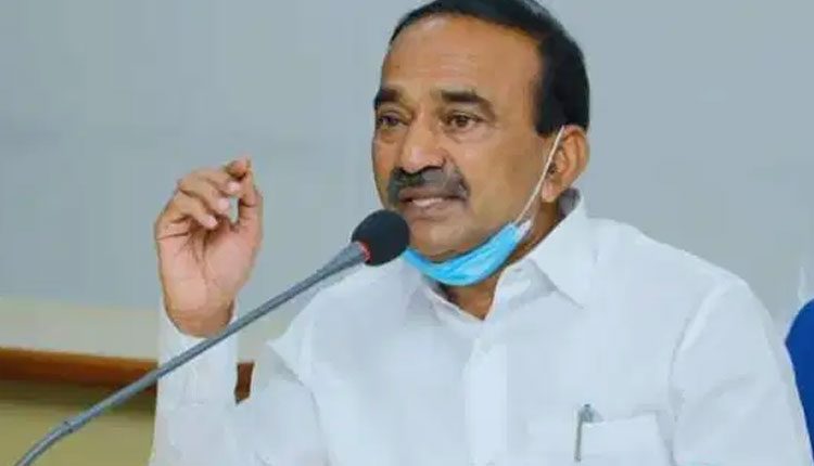 కేంద్ర ప్ర‌భుత్వంపై మంత్రి ఈట‌ల ఫైర్‌