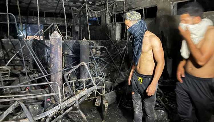 ఇరాక్ ఆస్ప‌త్రి అగ్నిప్ర‌మాదంలో 82కు చేరిన మృతుల సంఖ్య‌