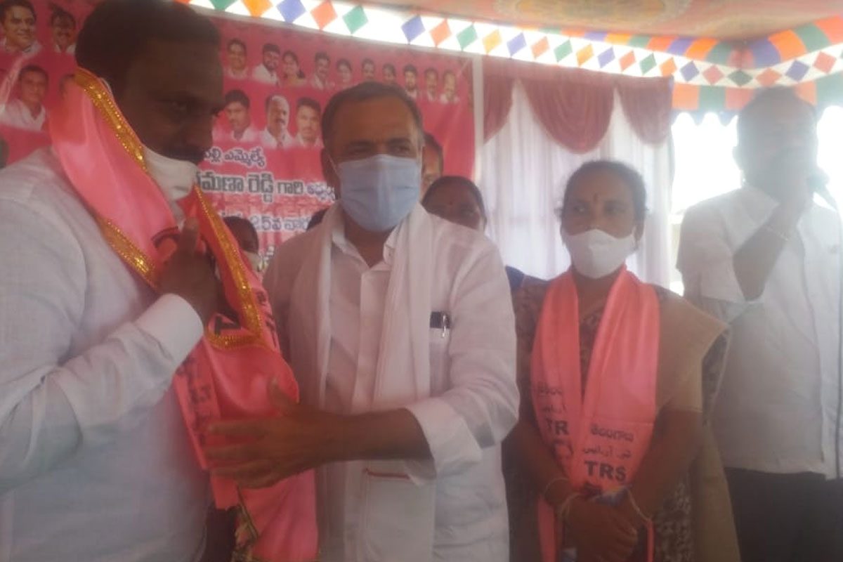 టీఆర్ఎస్ పాలనలోనే అభివృద్ధి : ఎమ్మెల్యే గండ్ర