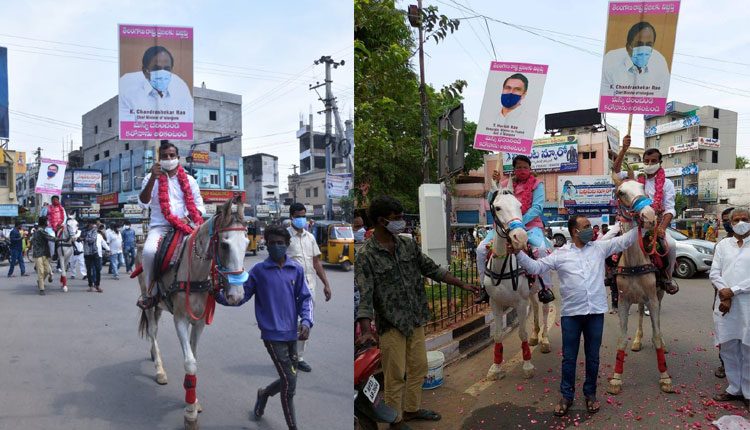 క‌రోనాపై టీఆర్ఎస్ ఎంపీ కొత్త ప్ర‌భాక‌ర్ రెడ్డి వినూత్న ప్ర‌చారం