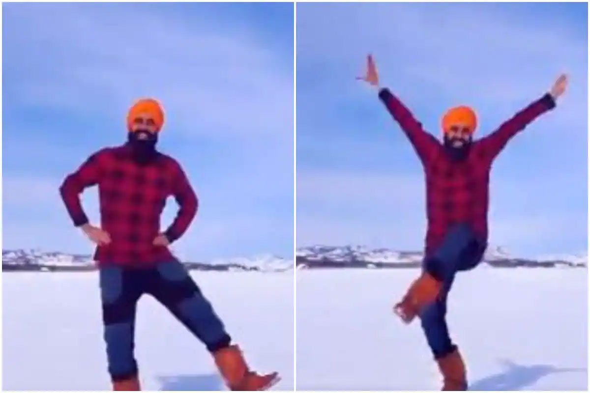 కరోనా వ్యాక్సిన్‌ : రెండో డోస్‌ వేసుకున్న ఆనందంలో బాంగ్రా డ్యాన్స్ .. వీడియో వైరల్‌‌