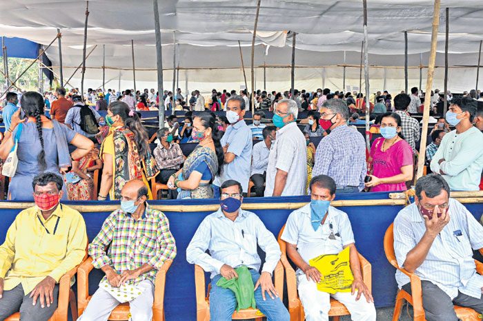 ఒక్కరోజులో దేశంలో వెలుగుచూసిన కరోనా కేసులు 3,14,835