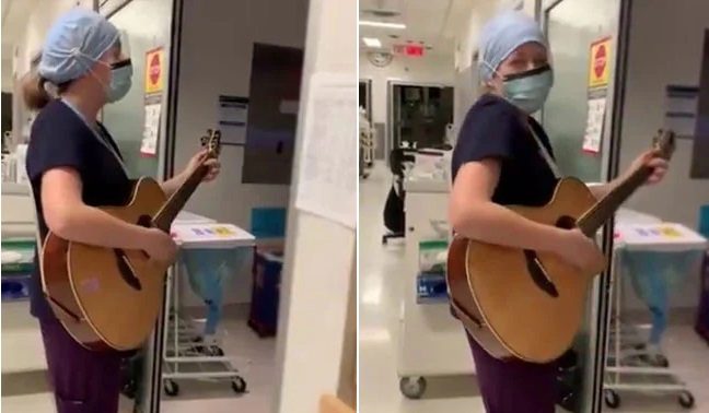 ఐసీయూ రోగుల కోసం నర్సు పాట.. నెట్‌లో వైరల్