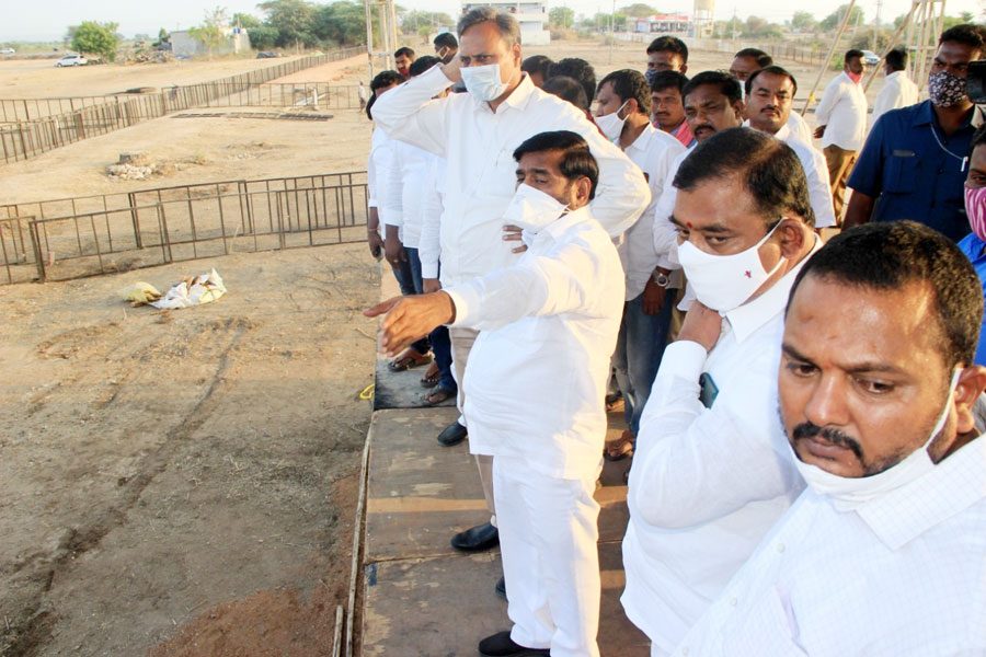 సీఎం సభకు చకచకా ఏర్పాట్లు