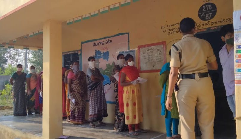 సాగ‌ర్ ఉప ఎన్నిక‌.. మ‌. 3 గంట‌ల వ‌ర‌కు 69 శాతం పోలింగ్ న‌మోదు