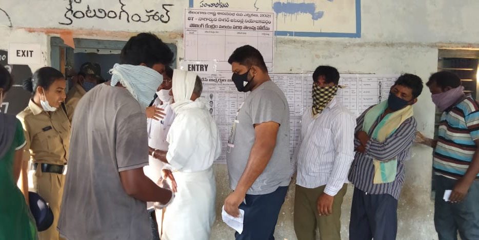 సాగ‌ర్ ఉప ఎన్నిక.. ఉ. 11 గంట‌ల వ‌ర‌కు 31 శాతం పోలింగ్ న‌మోదు