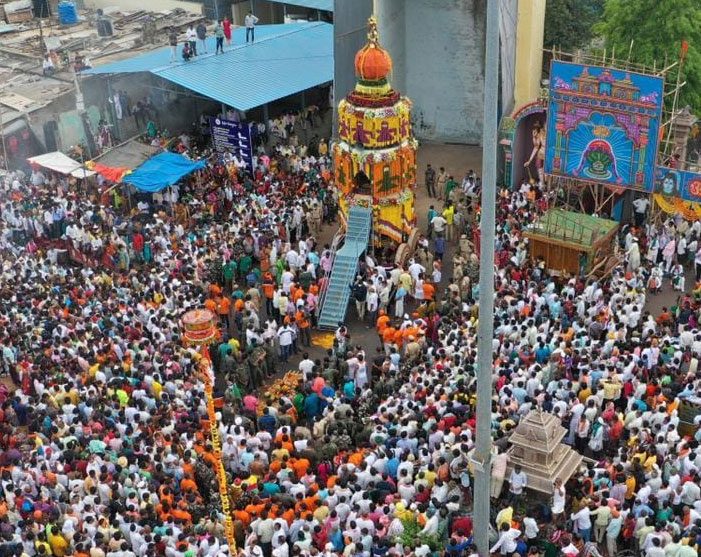 కనుల పండువగా మల్లన్న రథోత్సవం