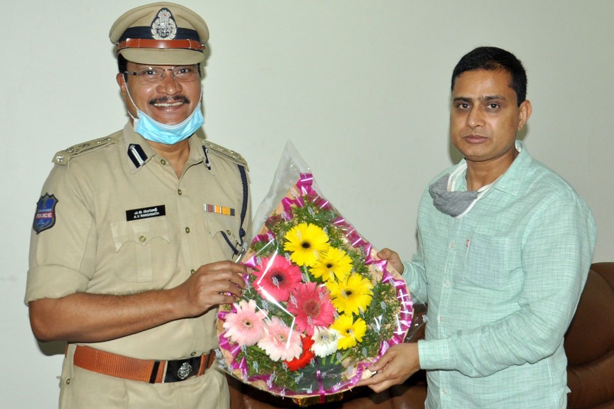 నల్లగొండకు వచ్చిన సునీల్ కుమార్ మీనా