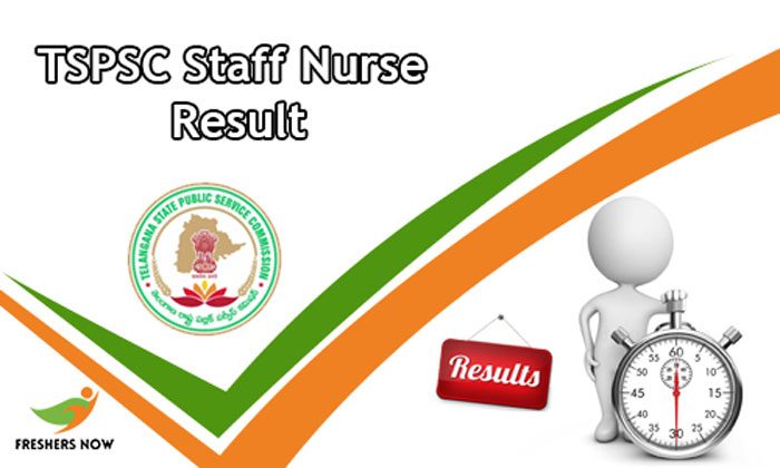 స్టాఫ్‌నర్స్‌ ఫలితాలు వెల్లడి