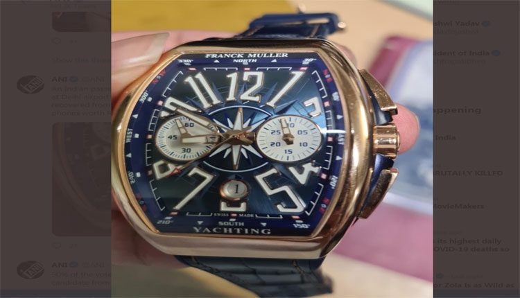 రూ.16 లక్షల వాచ్‌, రూ.18 లక్షల విలువైన మొబైల్‌ ఫోన్స్‌ స్వాధీనం