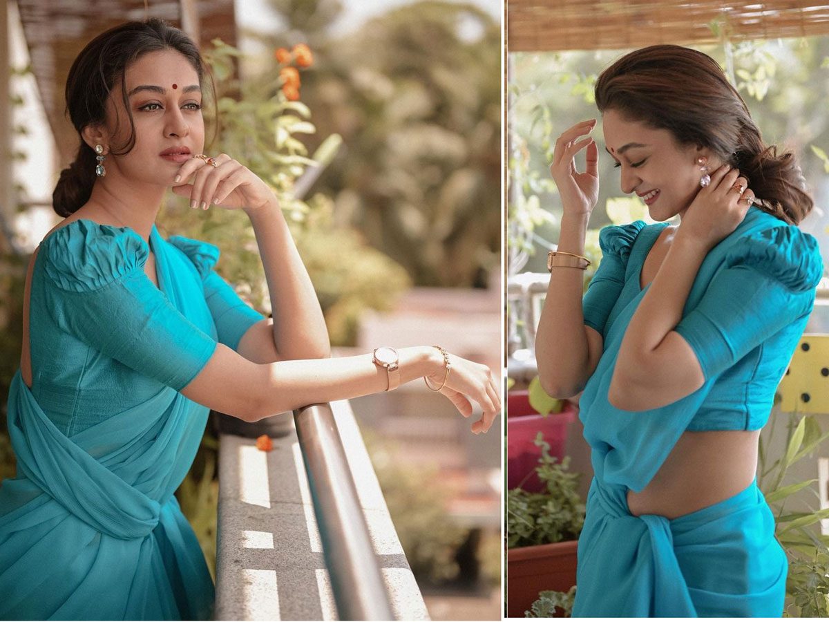 చీరకట్టుతో మాయ చేస్తున్న యాక్షన్ కింగ్ అర్జున్ కూతురు