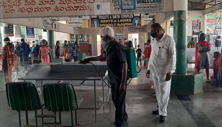 బాసర ఆలయంలో కరోనా కలకలం