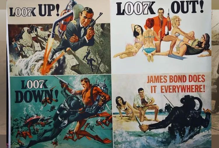 జేమ్స్ బాండ్ సినిమా పోస్ట‌ర్ వేలం..!