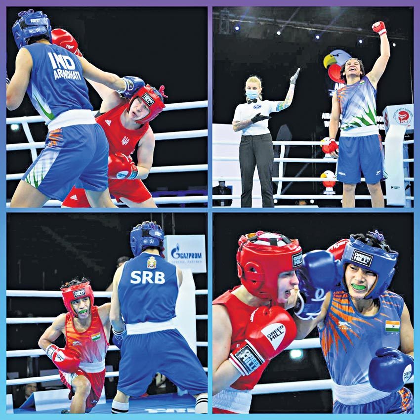 సెమీస్‌లో ఏడుగురు బాక్సర్లు