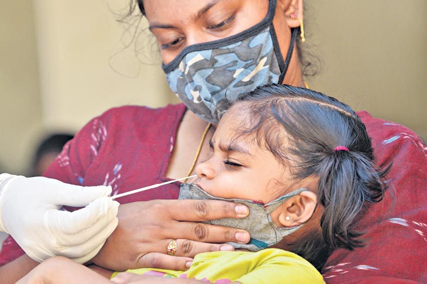 కరోనా పరీక్షల్లో రాష్ట్రం రికార్డు