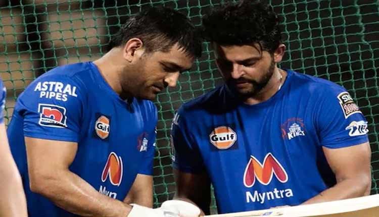 చెన్నై సూప‌ర్ కింగ్స్ ప్రాక్టీస్‌.. నెట్స్‌లో చెమ‌టోడ్చిన‌ ధోనీ, రైనా