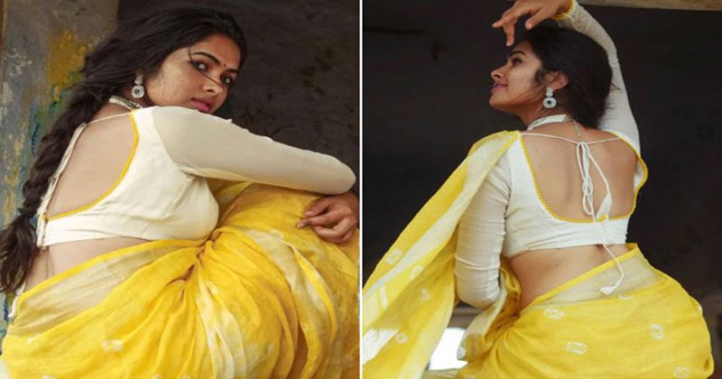 చీర క‌ట్టులో యువ‌త హృద‌యాలు దోచుకుంటున్న బిగ్ బాస్ బ్యూటీ