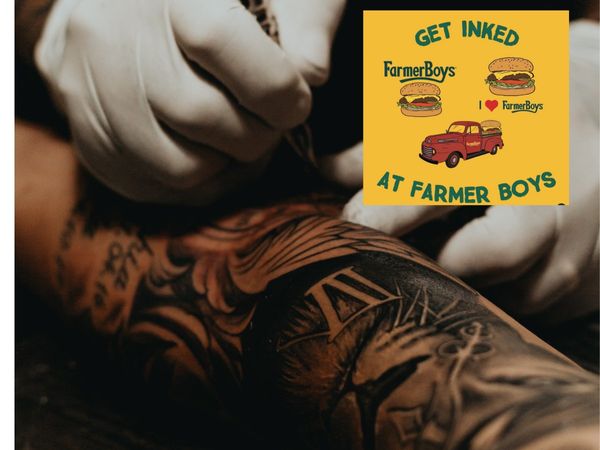 టాటూ వేయించుకుంటే ఏడాది పాటు బ‌ర్గ‌ర్లు ఫ్రీ